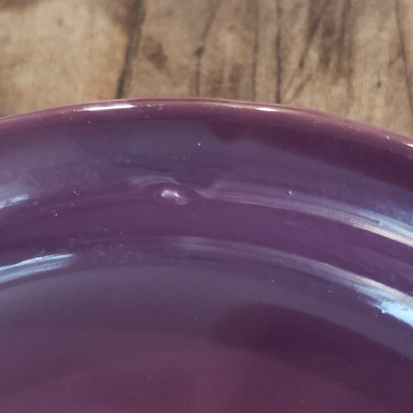 Gibson Vintage purple Mouse plate 5 1/2" round - Picture 4 of 4